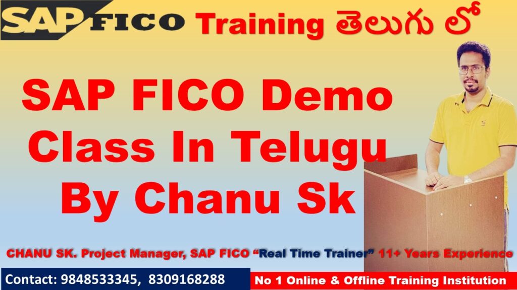 SAP FICO Demo Class In Telugu