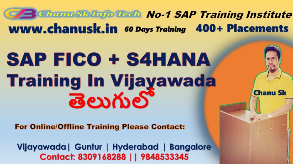 SAP FICO S4HANA Training in Vijayawada